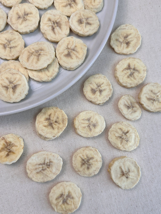 Freeze-Dried Bananas